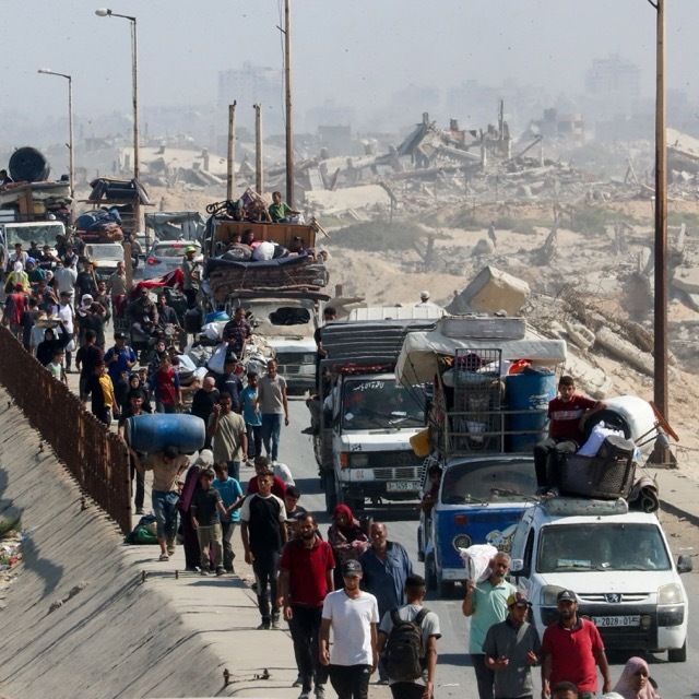 The vast majority of Gaza’s 2.1 million residents have been displaced by Israeli attacks on the Strip