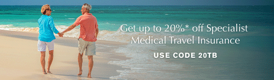 Up to 20% OFF Travel Insurance With 20TB