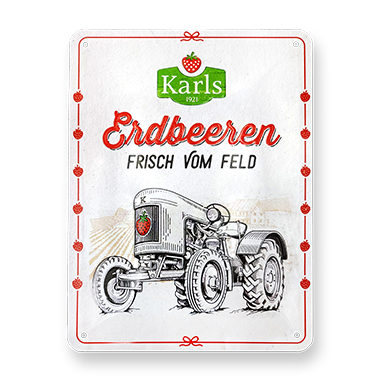 KARLS BLECHSCHILD "TRAKTOR"
