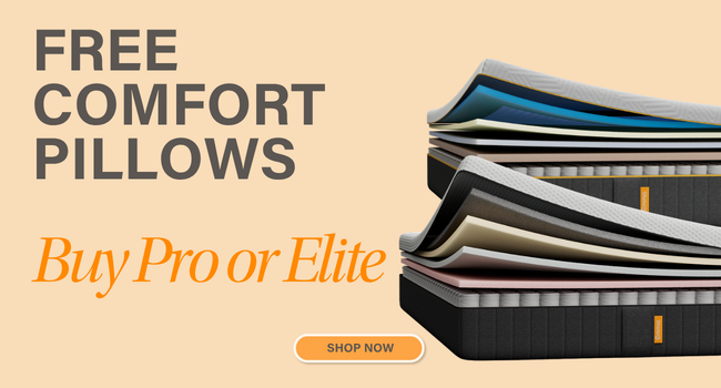 FREE COMFORT PILLOW Buy Pro or Elite SHOP NOW