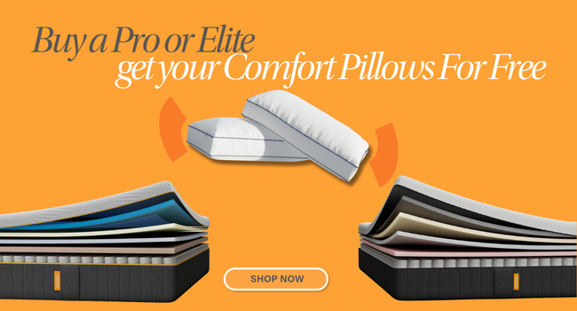 Buy a Pro or an Elite get you Comfort Pillows