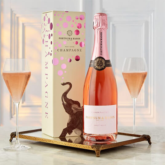 Fortnum's Brut Rosé Champagne in Gift Box