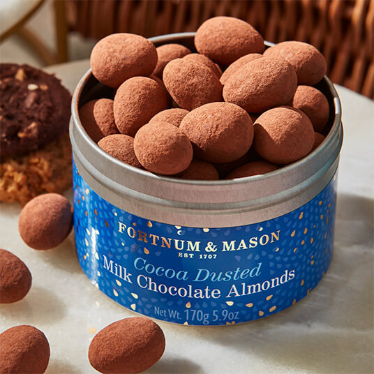 Fortnum's Cocoa Dusted Milk Chocolate Almonds