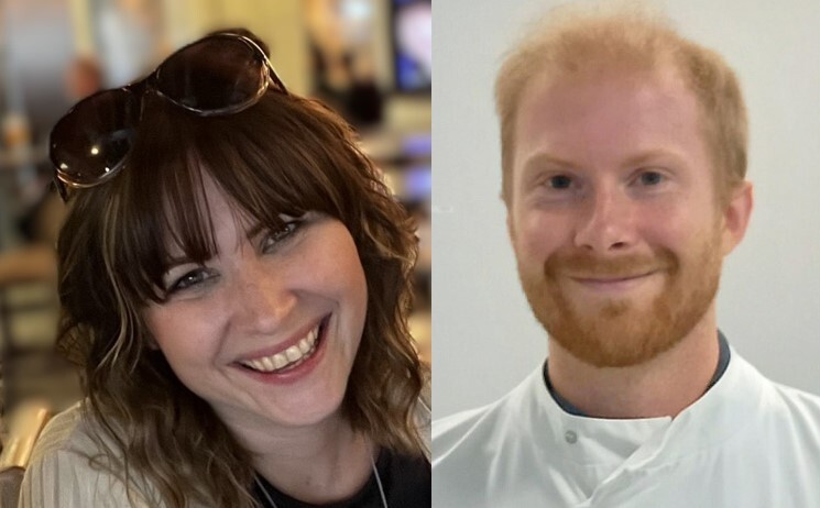 image of left - Victoria Wilson, right -Ryan Devlin