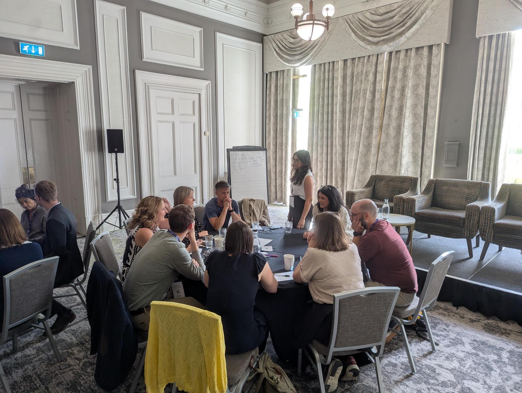 Attendees at the All Fellows meeting